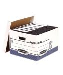 Fellowes Bankers Box Contenedor de Archivos Folio - Montaje Automatico Fastfold - Carton Reciclado Certificacion FSC