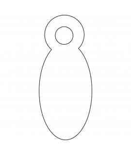 Apli Etiquetas Colgantes Blancas 8 x 19mm 1.000 U.