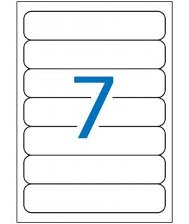 Apli Etiquetas Blancas para Archivo 190.0 x 38.0mm 25 Hojas