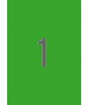Apli Etiquetas Verdes Permanentes 210.0 x 297.0mm 20 Hojas