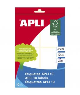 Apli Etiquetas 10 Blancas 50.0 x 70.0mm 10 Hojas