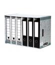 Fellowes Bankers Box Clasificador de Archivadores - Montaje Automatico Fastfold - Carton Reciclado Certificacion FSC - Color Gri