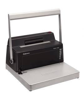 Fellowes Metal 100R Encuadernadora Manual A4 de Espiral Metalico - Perfora hasta 20 Hojas - Encuaderna hasta 450 Hojas