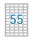 Apli Etiquetas Blancas Removibles 36.8 x 23.8mm 100 Hojas