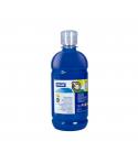 Milan Botella de Pintura para Dedos - 500ml - Facil Aplicacion - Mezclable - Color Azul