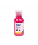 Milan Botella de Tempera 125ml - Tapon Dosificador - Secado Rapido - Mezclable - Color Magenta