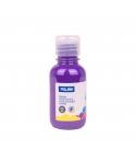 Milan Botella de Tempera 125ml - Tapon Dosificador - Secado Rapido - Mezclable - Color Violeta