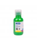 Milan Botella de Tempera - 125ml - Tapon Dosificador - Secado Rapido - Mezclable - Color Verde Claro