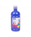 Milan Botella de Tempera 500ml - Tapon Dosificador - Secado Rapido - Mezclable - Color Azul Marino