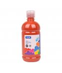 Milan Botella de Tempera 500ml - Tapon Dosificador - Secado Rapido - Mezclable - Color Marron