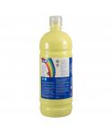 Milan Botella de Tempera - 1000ml - Tapon Dosificador - Secado Rapido - Mezclable - Color Amarillo Limon