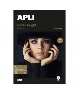 Apli Papel Fotografico Photobright A3 200g 50 Hojas