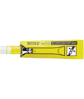 Stabilo Boss 70 Pack de 20 Recargas de 3ml para Marcador Fluorescente - Tinta con Base de Agua - Color Amarillo Fluorescente