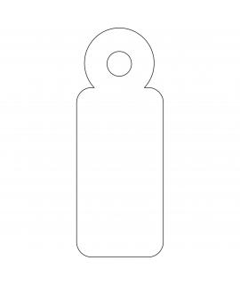 Apli Etiquetas Colgantes Blancas 11 x 29mm 200 U.