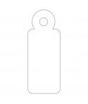 Apli Etiquetas Colgantes Blancas 13 x 34mm 200 U.
