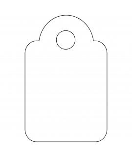 Apli Etiquetas Colgantes Blancas 13 x 20mm 200 U.