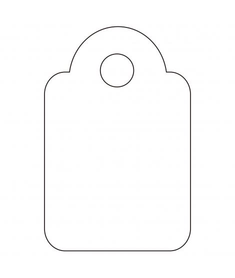 Apli Etiquetas Colgantes Blancas 13 x 20mm 200 U.