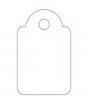 Apli Etiquetas Colgantes Blancas 15 x 24mm 200 U.