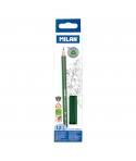 Milan Pack de 12 Lapices de Grafito Triangulares - Mina B de 2.4mm - Resistente a la Rotura - Para Escritura y Dibujo