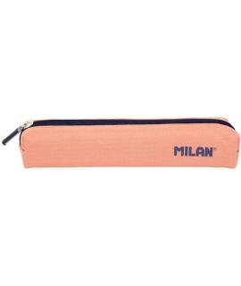 Milan Serie 1918 Estuche Mini Redondo - Tejido Resistente a las Roturas y Rasgaduras - Medidas 20,5x4,5x5cm - Color Rosa