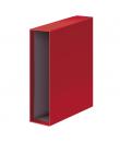 Dohe Archicolor Funda para Archivador de Palanca - Formato Folio - Carton Forrado - Color Rojo