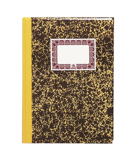 Dohe Cuaderno Cartone Cuentas Corrientes - Folio Natural - Lomera de Tela - 100 Hojas Offset de 70gr