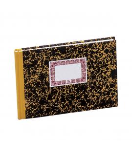 Dohe Cuaderno Cartone Cuentas Corrientes - Cuarto Apaisado - Lomera de Tela - 100 Hojas Offset de 70gr