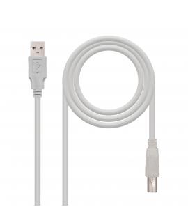 Nanocable Cable de Impresora USB-A 2.0 Macho a USB-B Macho 3m