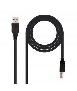 Nanocable Cable de Impresora USB-A 2.0 Macho a USB-B Macho 3m