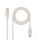 Nanocable Cable USB-A 2.0 Macho a USB-A Macho 3m