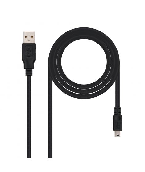 Nanocable Cable USB-A 2.0 Macho a Mini-USB Macho 0.50m