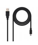 Nanocable Cable USB-A 2.0 Macho a Mini-USB Macho 0.50m