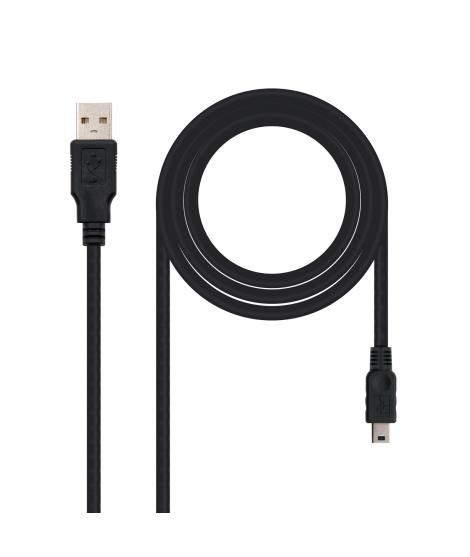 Nanocable Cable USB-A 2.0 Macho a Mini-USB Macho 1m