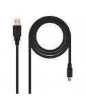 Nanocable Cable USB-A 2.0 Macho a Mini-USB Macho 1m
