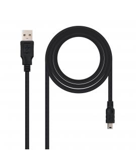 Nanocable Cable USB-A 2.0 Macho a Mini-USB Macho 3m