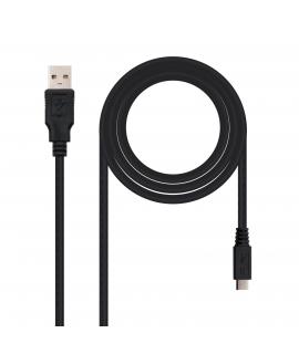 Nanocable Cable USB-A 2.0 Macho a Micro-USB Macho 3m