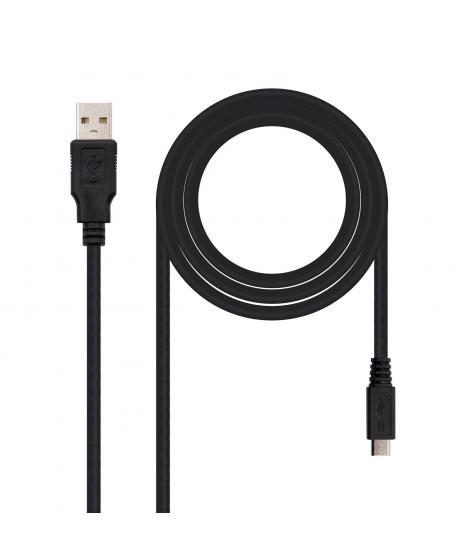 Nanocable Cable USB-A 2.0 Macho a Micro-USB Macho 3m