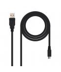 Nanocable Cable USB-A 2.0 Macho a Micro-USB Macho 3m