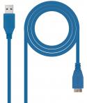 Nanocable Cable USB-A 3.0 Macho a Micro-USB 3.0 Macho 1m - Color Azul