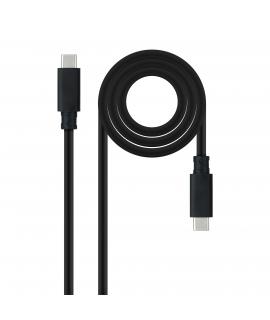 Nanocable Cable USB 3.1 Gen2 5A USB-C/M-USB-C/M 0.5m - Color Negro