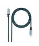 Nanocable Cable USB 3.1 Gen2 5A USB-CM-USB-CM 0.5m - Color Negro