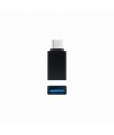 Nanocable Adaptador USB-C a USB 3.1 - USB-C/M-USB-A/H - Aluminio - Color Negro