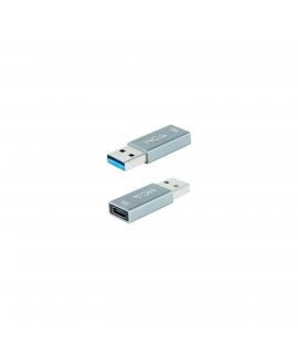 Nanocable Adaptador USB-A 3.1 Gen 2 Macho a USB-C Hembra - Transferencia de Datos de hasta 10 Gbps - Funcion OTG