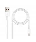 Nanocable Cable USB-A Macho a Lightning Macho 50cm