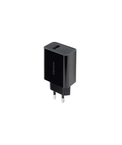 Nanocable Cargador USB 5V/2.1A - Color Negro