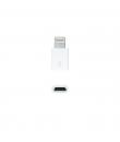 Nanocable Adaptador Lightning a Micro USB - LightningM-Micro BH - Color Blanco