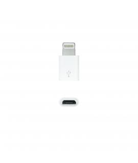 Nanocable Adaptador Lightning a Micro USB - LightningM-Micro BH - Color Blanco