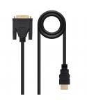 Nanocable Cable DVI 18+5 Macho a HDMI Macho 1.80m - Color Negro