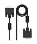 Nanocable Cable DVI Dual Link 24+1 Macho a DVI 24+1 Macho 1.80m - Color Negro