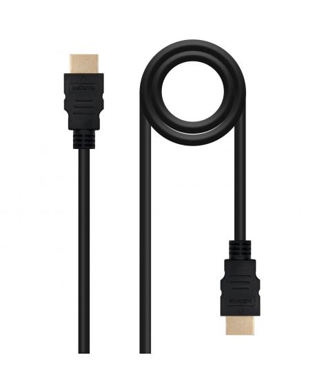 Nanocable Cable HDMI Alta Velocidad / HEC - A/M-A/M - 1.5m - Color Negro